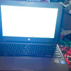 Hp Chromebook Grey And Black 14.inch Display
