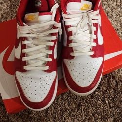 Nike Red And White Dunks 