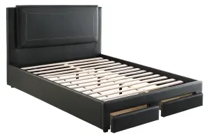 Queeen black plain with Orthopedic matres!!!!
