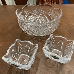 Crystal Bowl & Votives