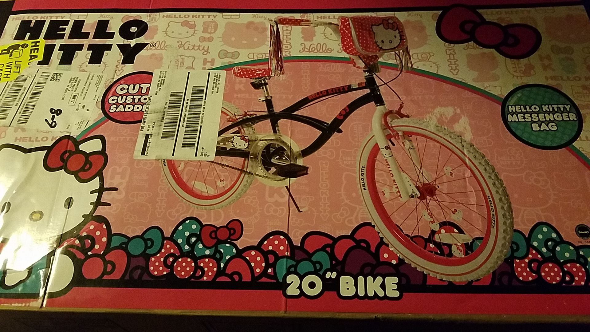 20 inch girls bike hello kitty brand new in box