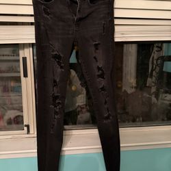 American Eagle Outfitters Town Black Jeans 