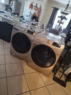 Washer and dryer