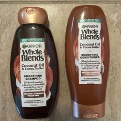 Garnier Whole Blends Coconut Oil & Cocoa Butter Smoothing Shampoo & Conditioner