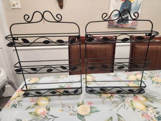 2 Hanging Spice Racks
