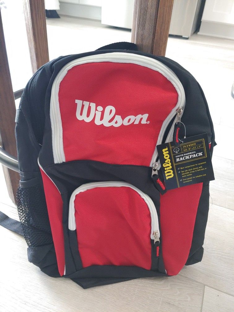 Wilson Youth Baseball Backpack 