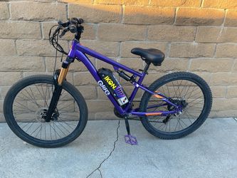 Qlife Racer 26" Electric Bicycle for Adults, Full Suspension 21-Speed Mountain Ebike