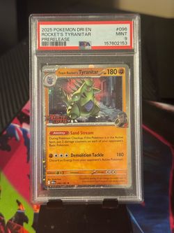 Pokemon team rocket tyranitar psa 9