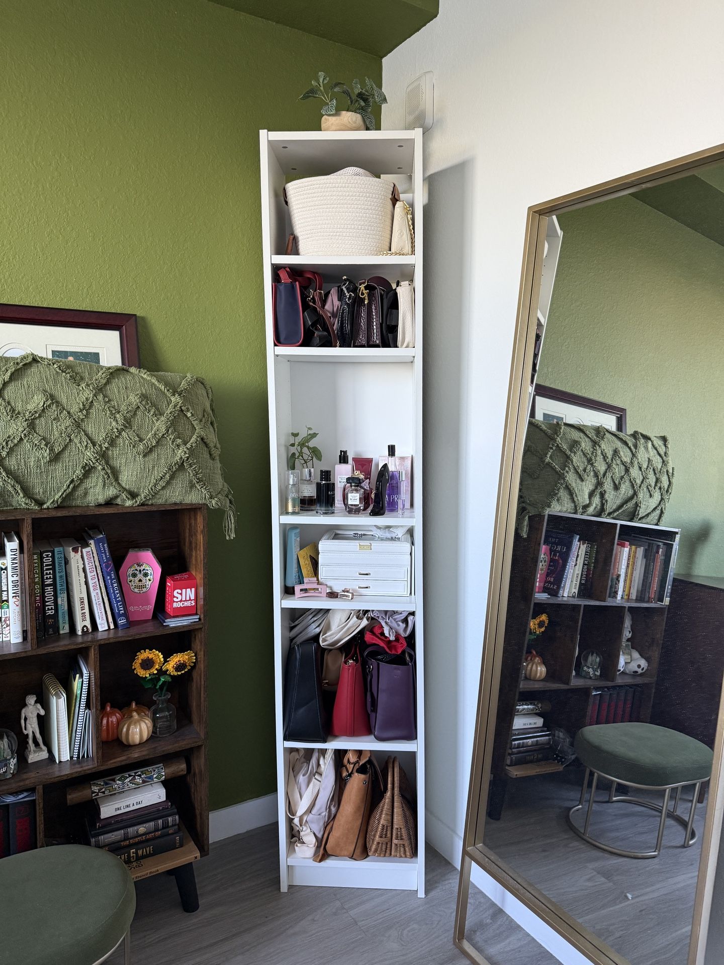 Storage Cabinet / White Bookshelf