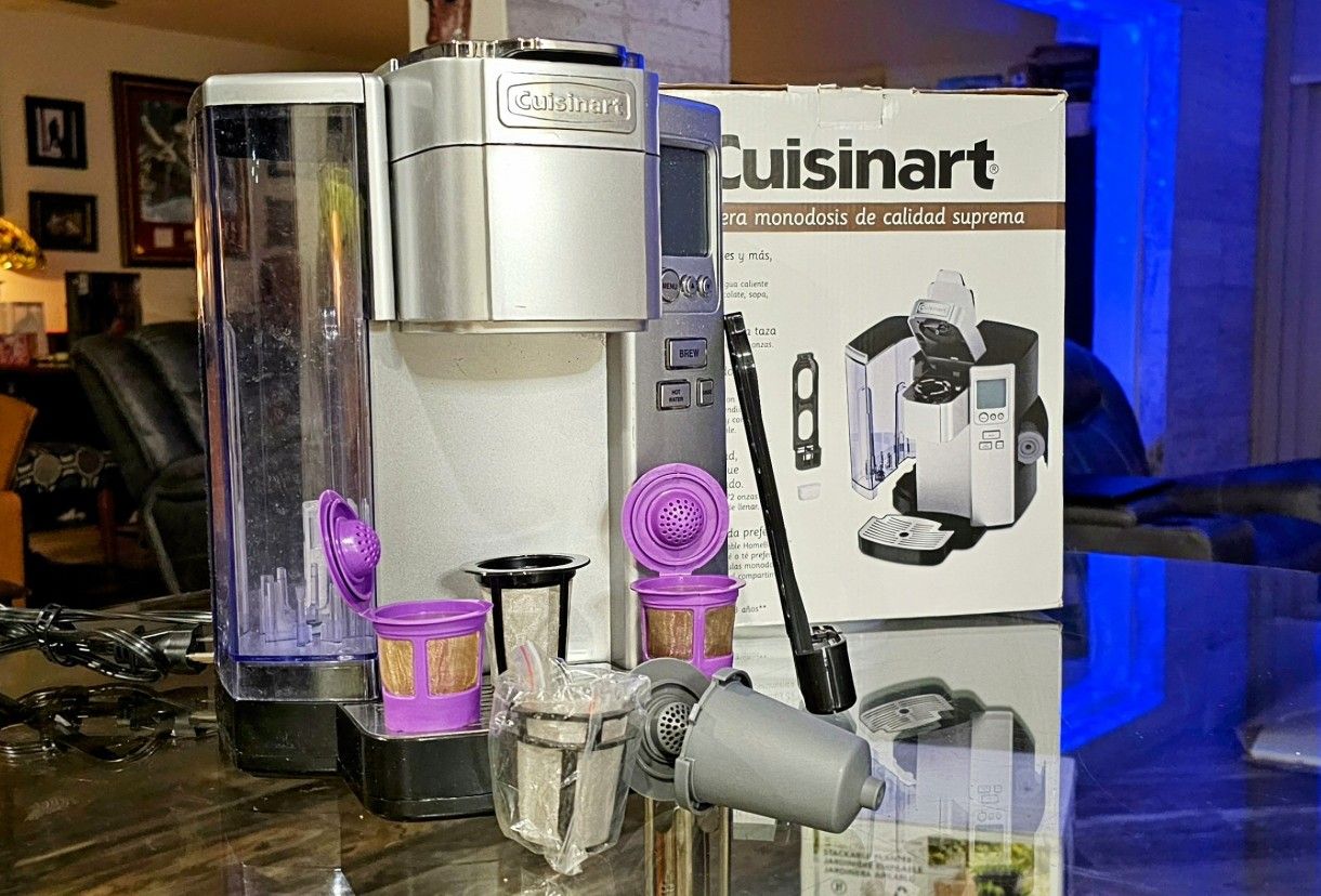☕🔥Cuisinart Coffee / Brewing Machine - Keurig K Cup Pod + FREE REUSABLE K CUP PODS! Like NEW - In The Box📦