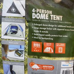 Ozark Trail  4 Person Dome Tent $25 Firm New Just Been Sitting Around The Garage