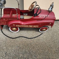 Vintage Kids Fire Truck