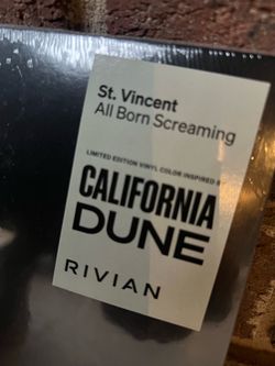 Rare Clear Vinyl Ltd Ed Color Sealed St. Vincent All Born Screaming SXSW Rivian SHIPPING AVAILABLE