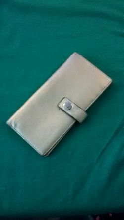 Medium gold coach wallet