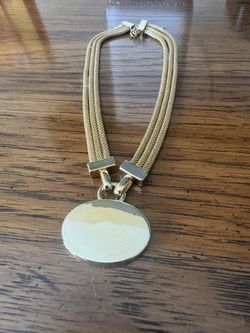 Gold Tone Necklace