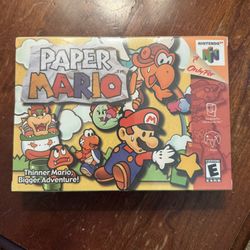 Paper Mario N64 Sealed