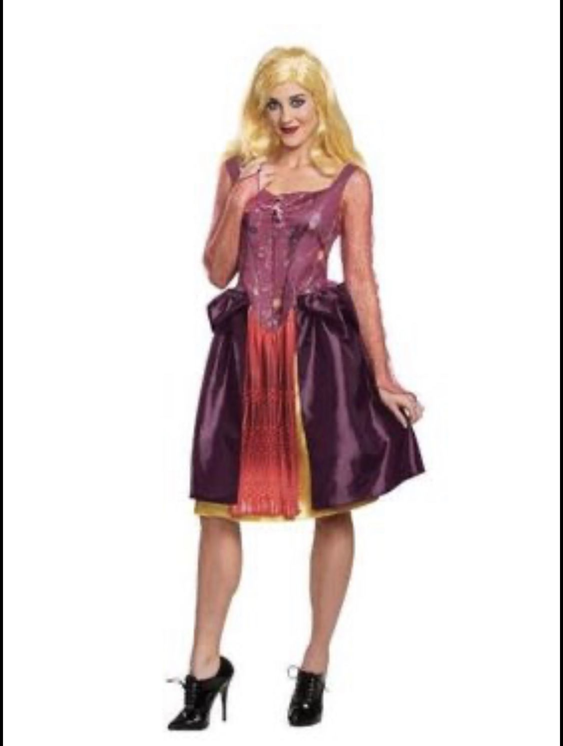 Hocus Pocus Sarah Costume And Wig
