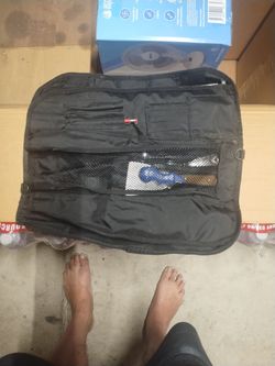 Chef's bag with knives and accessories in