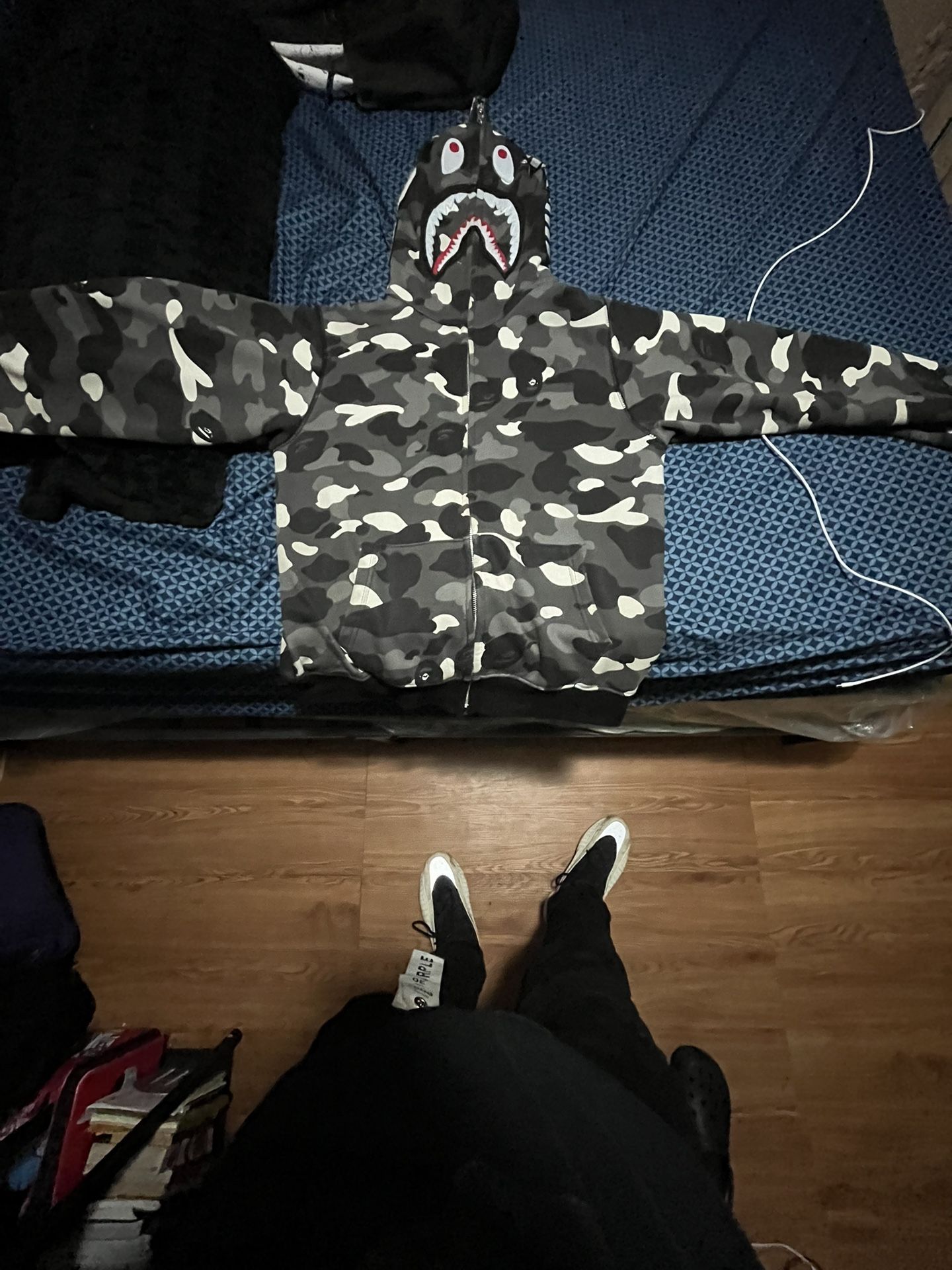 Glow In The Dark Bape Hoodie