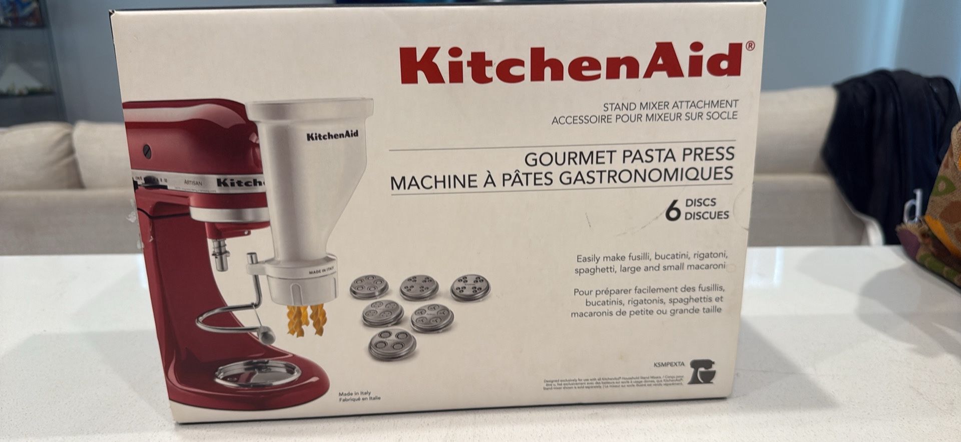 Kitchen Aid Kitchenaid Ksmpexta Gourmet Pasta Press Kitchen Aid