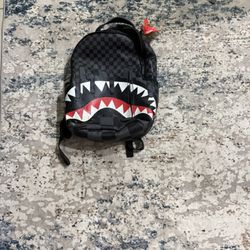 Sprayground Drip Check Shark Backpack 