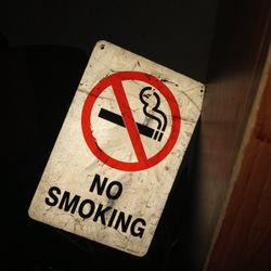 No Smoking Sign
