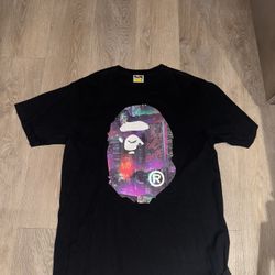BAPE Neon Tokyo Big Ape Head Tee