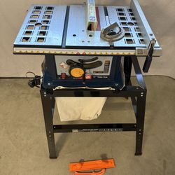 RYOBI 10” TABLE SAW BTS10 With CRAFTSMAN STAND AND DUST BAG