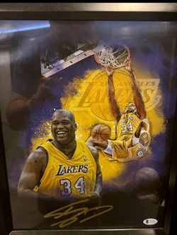 Shaq Rookie Collection and autographed basketball