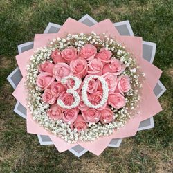 Ramo Buchon Roses Flower Bouquet