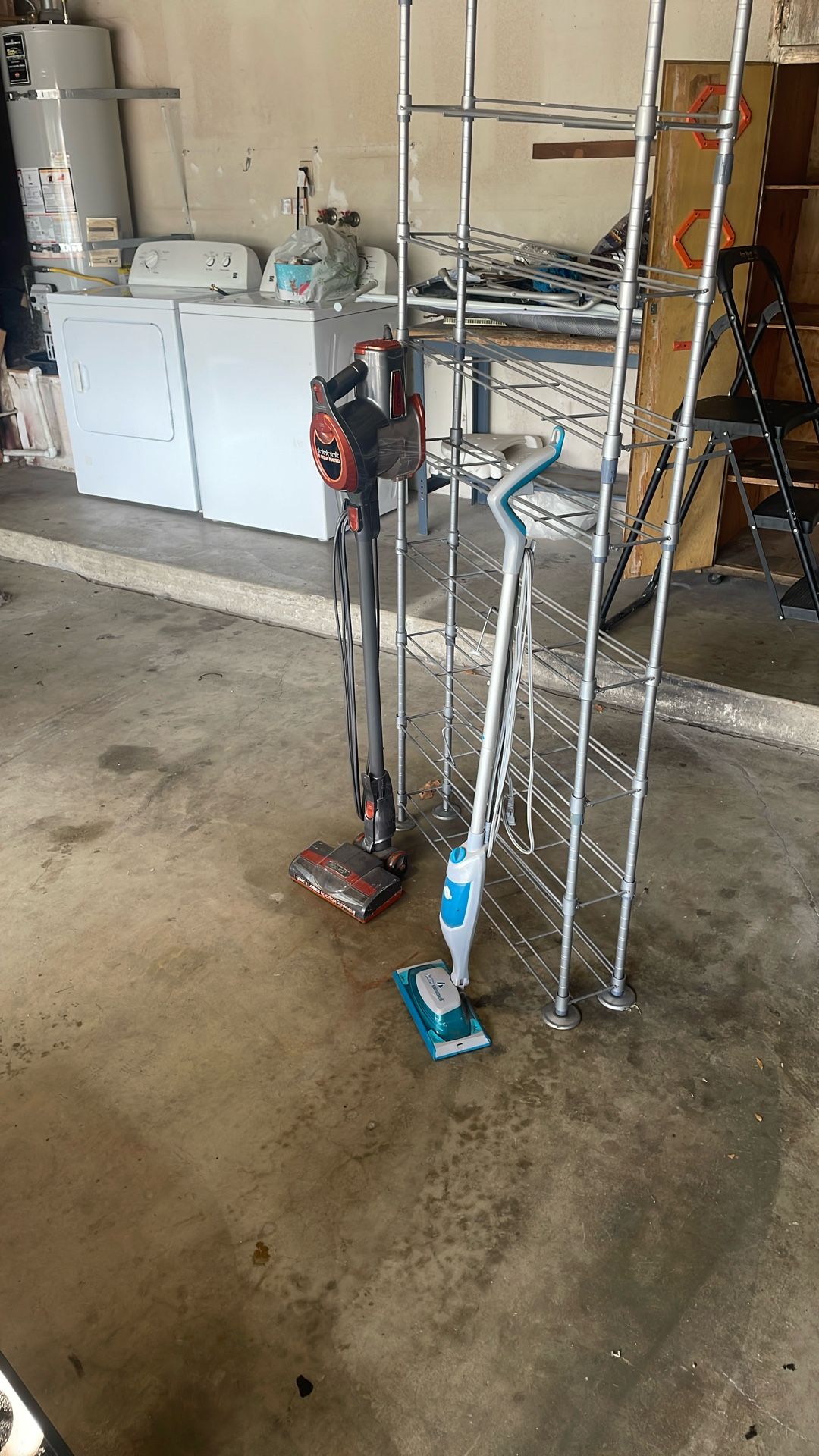 Plug-in, vacuum and mop