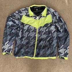LRG Jeans Mens Grey & Neon Green Jacket 3XL