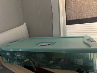 container of Legos