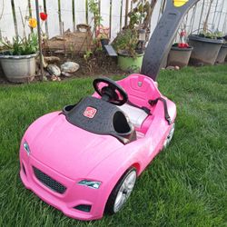 Pink Step 2 Cruiser Parent Push Car