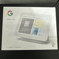 Googles Nest Hub (2nd Gen.) Smart Display - Chalk (GA01331-US)
