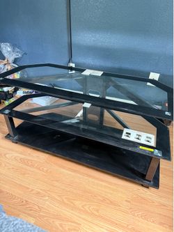 3 tier glass shelf