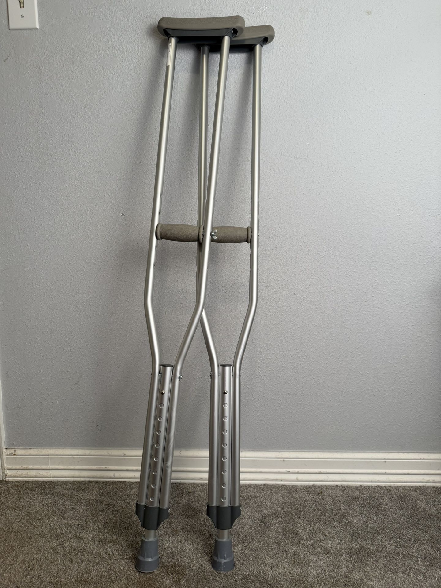 Pair of Underarm Crutches — Like New