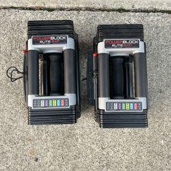 Dumbbell Adjustable Weights Powerblock 10-50lb