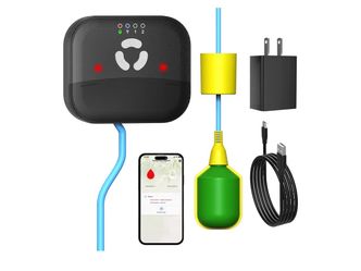 LUCKYDUO WiFi High/Low Sump Pump Alarm, Built-in Backup Battery, Smart Water Level Alert with App Notification