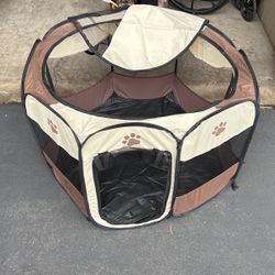 Portable Dog Pen w/ Top!