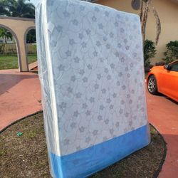 NEW QUEEN PILLOW TOP MATTRESS AND BOX SPRING -- Also Available In All Sizes.