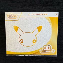 POKÉMON 30TH CELEBRATION ELITE TRAINER BOX