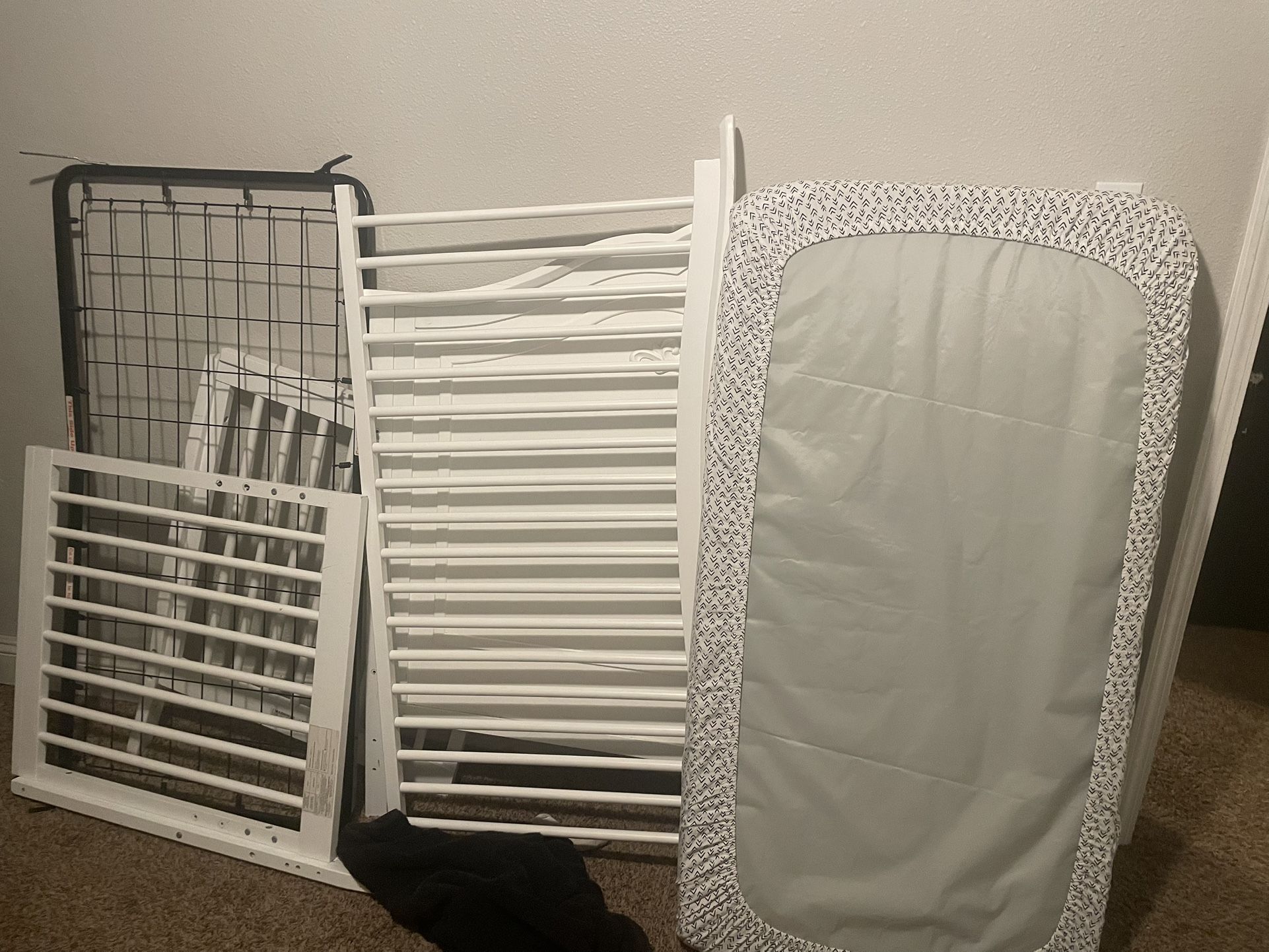 White Baby Crib