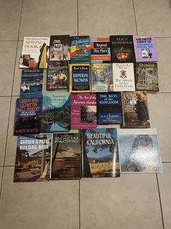 21 vintage hardback books from the 1940’s - 2010’s