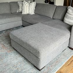 Modern L-Shaped 3 Piece Sectional Sofa