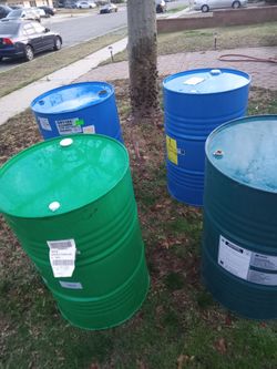 55 Gallon Steel Drums 