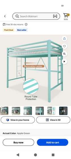 Metal loft bed #2