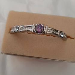 New Platinum Tone Tarnish Free Bracelet 