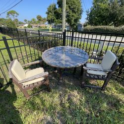 Wooden Patio Set