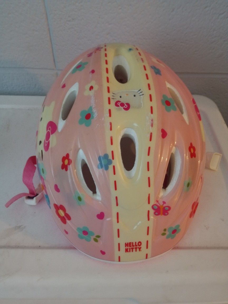 Hello Kitty Child Helmet Small Extra Small Girls Bicycle Toddler Helmet